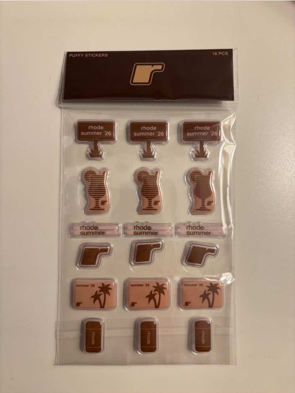 Rhode Puffy Sticker Sheet